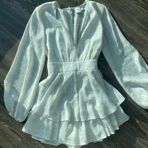 Princess Polly White Tie-Back Dress